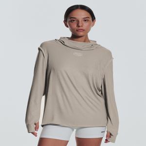 MNS Running Highneck Hoodie_Beige