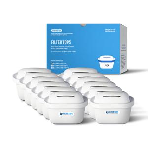 [호환] 브리타 스타일XL 정수기 막스트라 프로 필터 호환 탑스퓨어 카본 12개