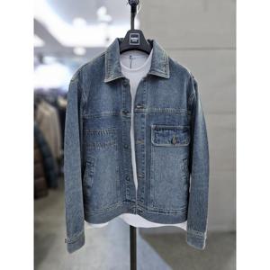 세이브존03  남자 간절기 점퍼 블루 데님 오버핏 트러커 자켓 WSAGZ3GU52A (40818119)