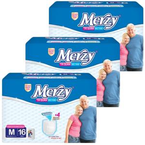 머지 언더웨어 성인용 팬티기저귀 중형 16개입 3팩 머지팬티기저귀 머지성인기저귀 머지속기저귀