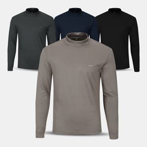 남자 발열 기모 스판 반폴라 티셔츠 BFT10 가을 겨울