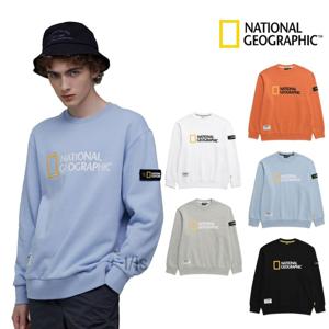 N234USW060 폴리카터 빅 로고 풀기모 맨투맨 IC