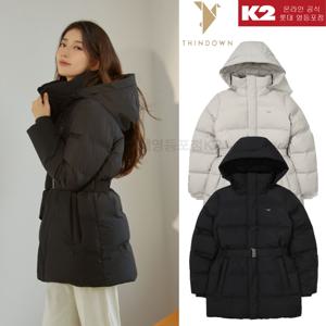 K2 겨울 여성 씬에어 하프 수지 패딩/구스/거위털/자켓/다운/KWW24564YD