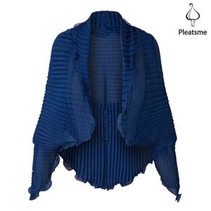 [최초가 38000원] 투웨이 스퀘어 플리츠 숄 스카프_EPSCF225005