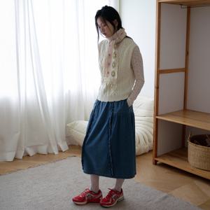 [롯데백화점](여성)플라워 시스루 터틀넥 티셔츠(T256MTS131W)