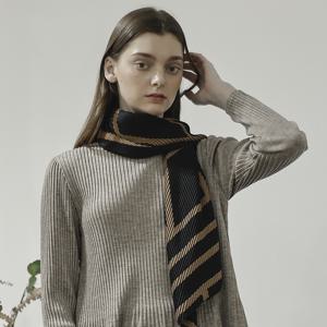 [최초가 19800원] 격자 컬러 배색 플리츠 스카프(2colors)_YJ10AQPSC01