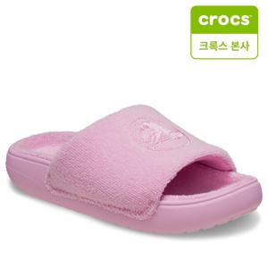 크록스 본사 209962-6WY 타올 슬라이드 핑크