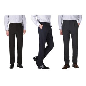 남자 겨울 원턱 사방스판 기모 정장바지 LV-SPK-5401