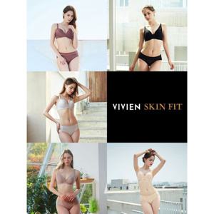 [하프클럽/비비안]비비안 스킨핏 누디패키지 노와이어 여성 속옷 세트 10종