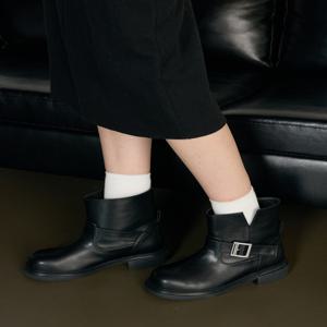 질 바이 질스튜어트 [[24FW]] JLSO4F631BK [조이] 블랙 바이커 숏 부츠