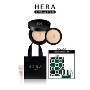[내일도착]헤라 블랙쿠션 듀오(+피크닉매트+UV톤업15ML+쇼핑백)