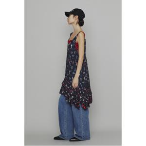 [최초가 598,000원] [Atelier] Hem Frill Key Print Mini Dress_LFDAW24845NYD