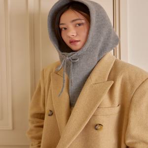 뉴욕 액세서리 [[25FW]] JAMU5F451G2 [바라클라바] 그레이 멜란지 울혼방 바라클라