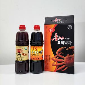 [홍일식품] 통영굴 맛간장 홍게 액젓 미4호 선물세트 / 고급 프리미엄 기업 세트