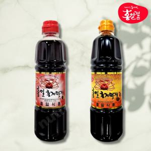 [홍일식품] 홍게 맛간장 레드 900ml+ 홍게 골드 간장 900ml 세트