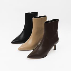 신난다슈 여성 앵클 부츠 힐 7cm 여자 스틸레토 숏 앵글 부츠 기본 ST252619