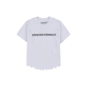 라운드 데미지 크롭티셔츠_WH