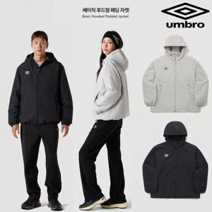엄브로 베이직 후드형 패딩 자켓 UQ421SPJO1 2종