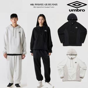 엄브로 HBL 하이브리드 니트 후드티 UQ321CHD97 2종