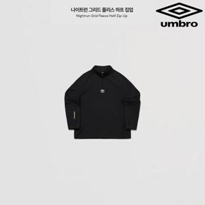 엄브로 나이트런 그리드 플리스 하프 집업 UQ321SFS91