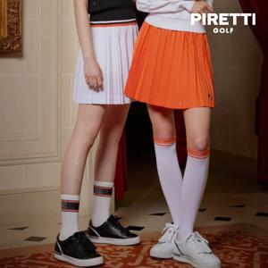 여성 바시티 아코디언 플리츠 큐롯 TWU22Q50