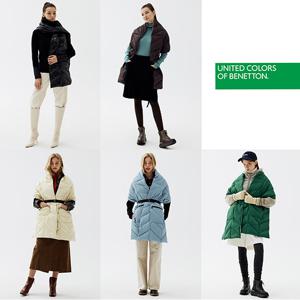 [BENETTON]베네통 정품 25FW 하이브리드 롱다운 숄