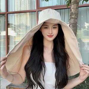 바캉스 여신! 살안타템 대왕 햇빛가리개 소두핏 바캉스모자 컬러2종