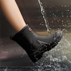 비오는날엔 미끄럼방지 첼시 레인부츠 고퀄리티 미들 여성 장화 사이즈3종