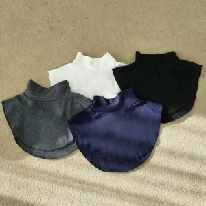 무지 목폴라 남녀공용 겨울 카라 페이크 넥워머