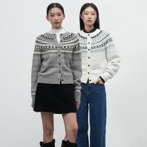 [솔아님 착용] 울 페어아일 가디건 3COL / WBE4L04537