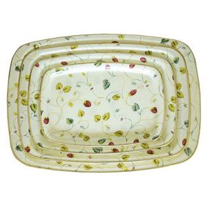 화이바 쟁반 4P 세트