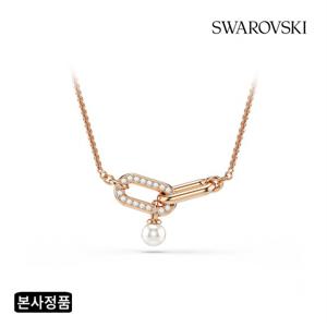 [본사정품] Constella 로즈골드 크리스털 펄 목걸이 5728589