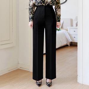 (~XXL까지) 포시즌 핀턱 와이드 멜팅 슬랙스 봄,가을 구김걱정X 데일리룩 오피스룩 격식룩 출근룩 모임룩