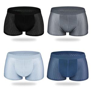 1+1 남성 여름 매쉬 아이스 쿨팬티 퀵드라이 드로즈 4개입세트