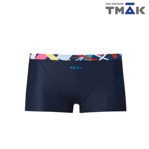 [티막]탄탄이 숏사각 남자 실내수영복 QXT0431NV