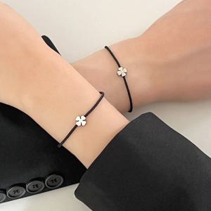 [디바테일] [커플추천] 행운의 네잎클로버 소원 팔찌