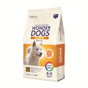 원더독스진도 강아지 장건강 변냄새감소 사료 10kg