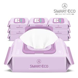 스마트에코 비바체플러스 120매 10팩 캡형 아기물티슈