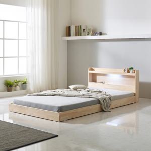 네오 솔라크 편백나무 LED 저상형침대 슈퍼싱글 원목 프레임 깔판 세트 NES1369