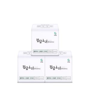 오리지널 대나무탑시트 생리대 팬티라이너 롱 20Px3팩