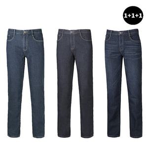 3종셋트 4050 겨울 기본일자 사방스판 인기 기모 남성 청바지