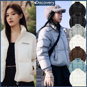 디스커버리 겨울 여성 반슬리 크롭 고프코어 다운 숏패딩 DWDJ8D046 CJDTT
