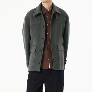 [MEN][정가 559000원]논토글 미드 더플코트  9154411016