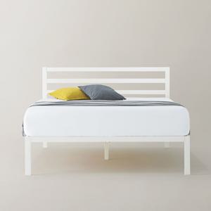 지누스 1500H 침대 프레임 화이트 (퀸)