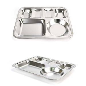 에이치플러스몰 스텐 27종 단체급식 성인 4찬 식판 36.5x28.5cm 30호 스텐식판 급식판 학교식판