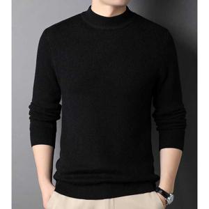 남자 검정 반 터틀넥 폴라 니트 목티 40대 의류 코디 남자폴라티반폴라티 남성반목니트