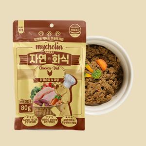 마이베프 독 마이슐랭 자연화식 닭가슴살&체중 80g