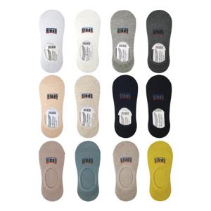 [하프클럽/ 면덧신 5켤레 광폭실리콘밴드 페이크삭스