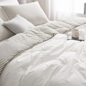 [나이스필]아론 고밀도x선염면 리버시블 차렵이불Q