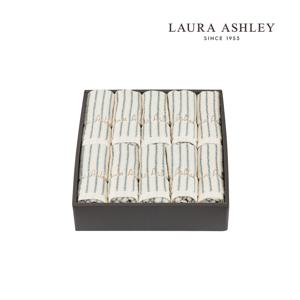 로라에슐리 뉴클래식 스트라이프 60수 타월 10P ( 블루 / 브라운 )